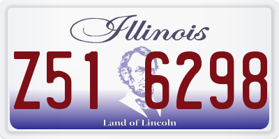 IL license plate Z516298