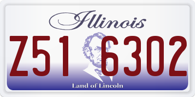 IL license plate Z516302