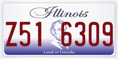 IL license plate Z516309