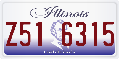 IL license plate Z516315