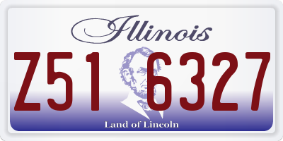 IL license plate Z516327