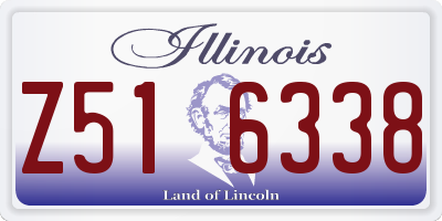 IL license plate Z516338