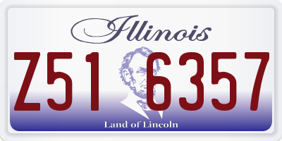 IL license plate Z516357