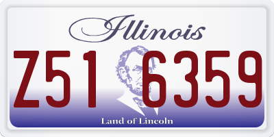 IL license plate Z516359