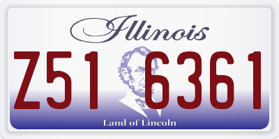 IL license plate Z516361