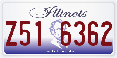 IL license plate Z516362
