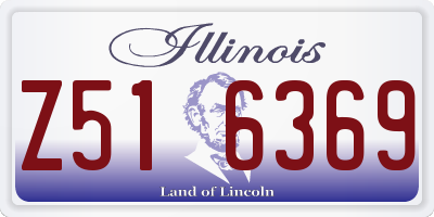 IL license plate Z516369