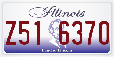 IL license plate Z516370