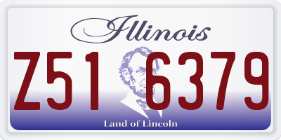 IL license plate Z516379