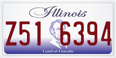 IL license plate Z516394