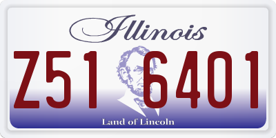 IL license plate Z516401