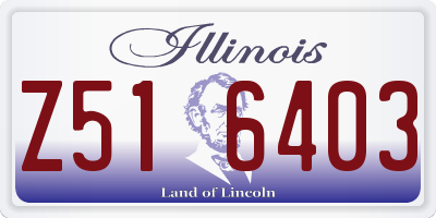 IL license plate Z516403