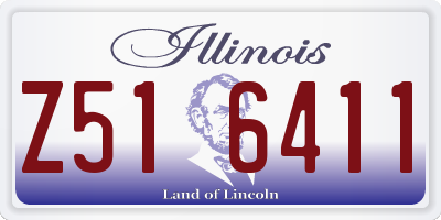 IL license plate Z516411