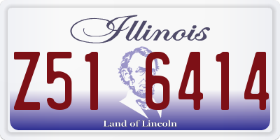 IL license plate Z516414