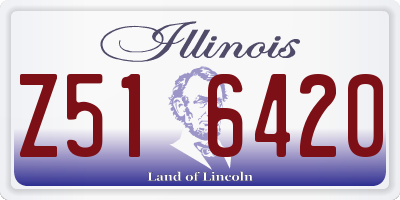 IL license plate Z516420