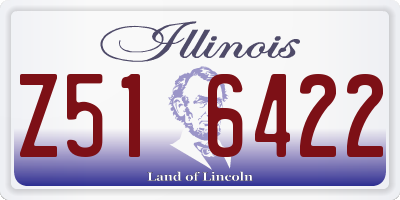 IL license plate Z516422
