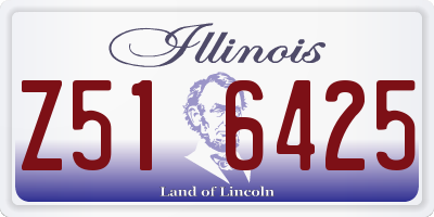 IL license plate Z516425