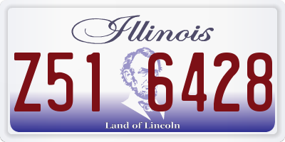 IL license plate Z516428