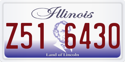 IL license plate Z516430