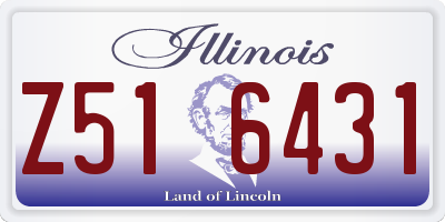 IL license plate Z516431