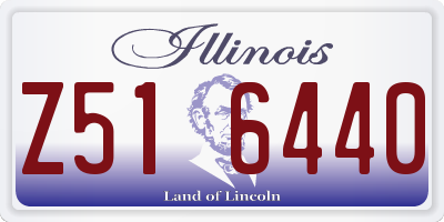 IL license plate Z516440