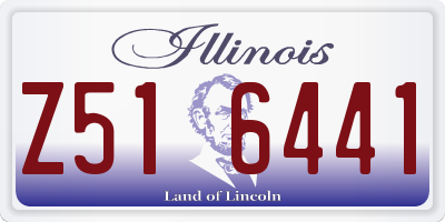IL license plate Z516441