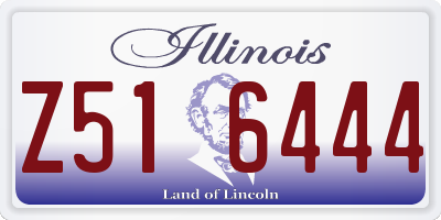 IL license plate Z516444