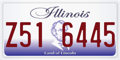 IL license plate Z516445