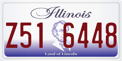 IL license plate Z516448