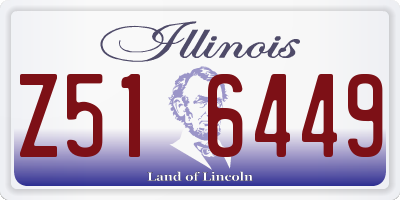 IL license plate Z516449