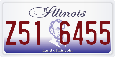 IL license plate Z516455
