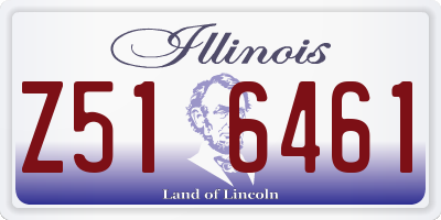 IL license plate Z516461