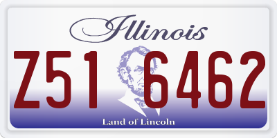 IL license plate Z516462