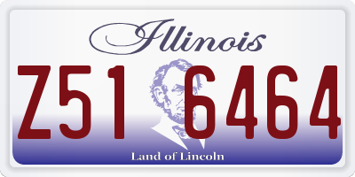 IL license plate Z516464
