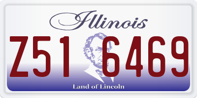 IL license plate Z516469