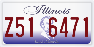 IL license plate Z516471