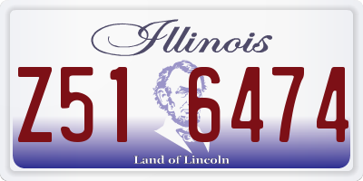 IL license plate Z516474