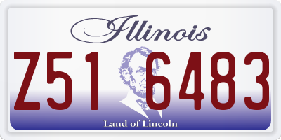 IL license plate Z516483