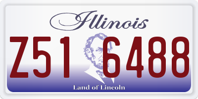 IL license plate Z516488