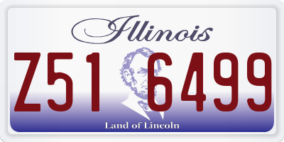 IL license plate Z516499