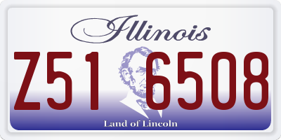 IL license plate Z516508