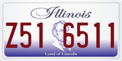 IL license plate Z516511