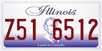 IL license plate Z516512