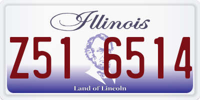 IL license plate Z516514