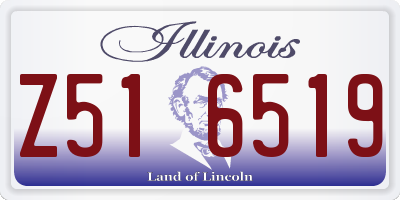 IL license plate Z516519