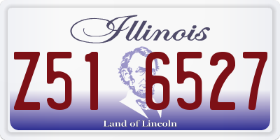IL license plate Z516527