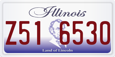 IL license plate Z516530