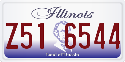 IL license plate Z516544
