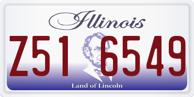 IL license plate Z516549
