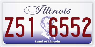 IL license plate Z516552